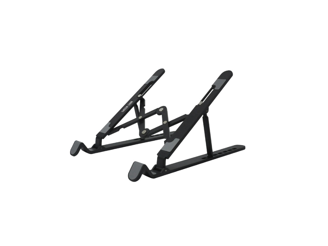 Green Lion Foldable Laptop Stand 7 Tilts – Black | Qatar Green Lion Foldable Laptop Stand 7 Tilts – Black | Qatar